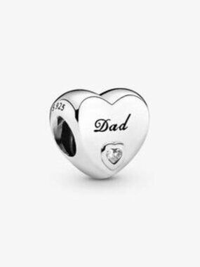 Pandora Dad Heart Charm